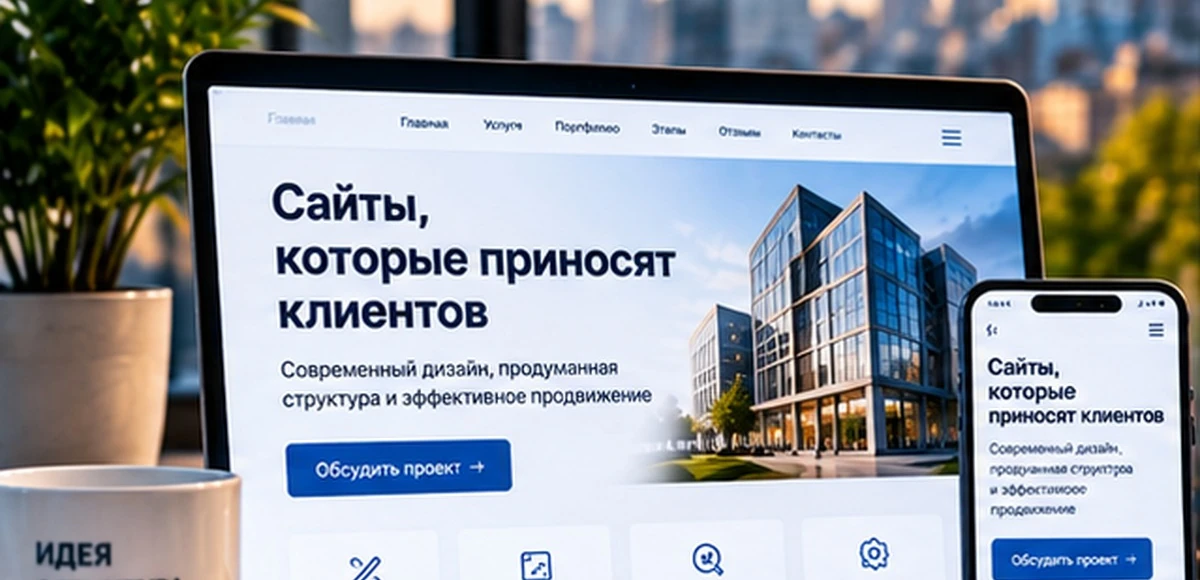 Создание сайтов под ключ — дизайн, разработка, SEO-оптимизация и поддержка