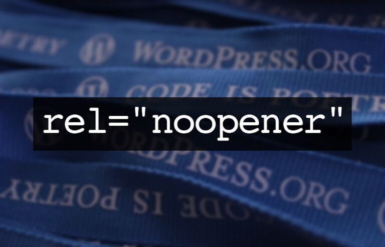Rel noopener noreferrer
