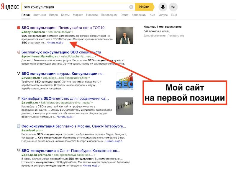органический SEO трафик