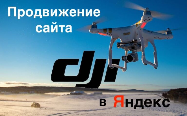 Продвижение сайта по продаже квадрокоптеров