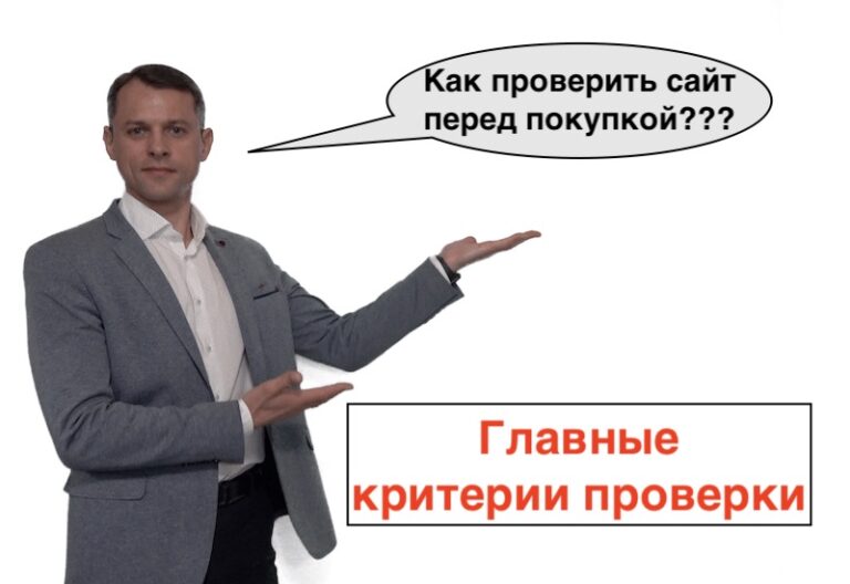 Проверка сайта перед покупкой