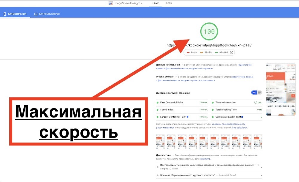 Как обмануть сервис Pagespeed insights и увеличить скорость сайта до 100