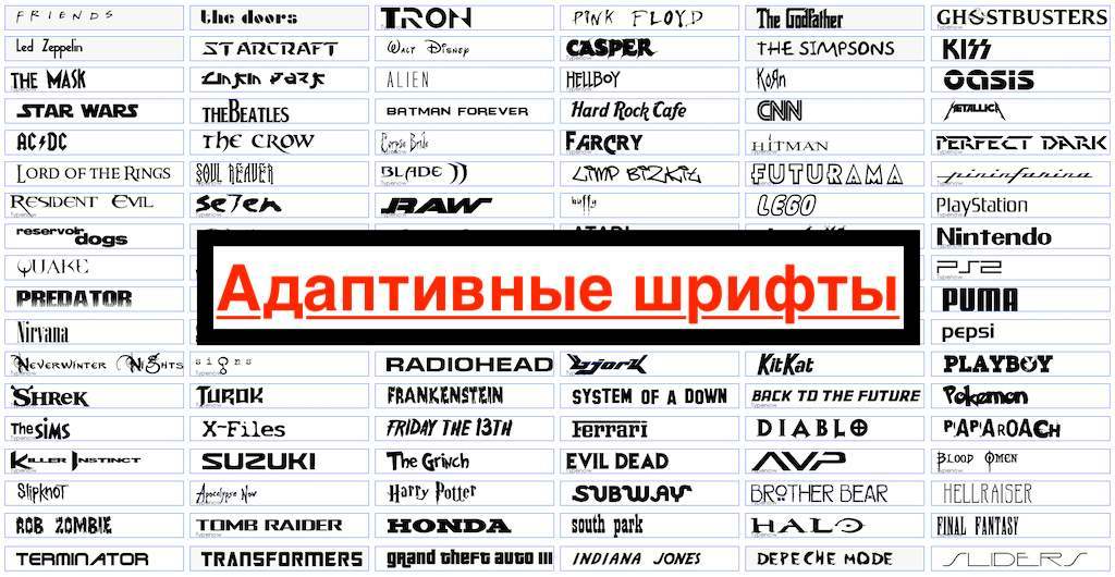 Адаптивные шрифты: ключевой фактор в создании успешного дизайна
