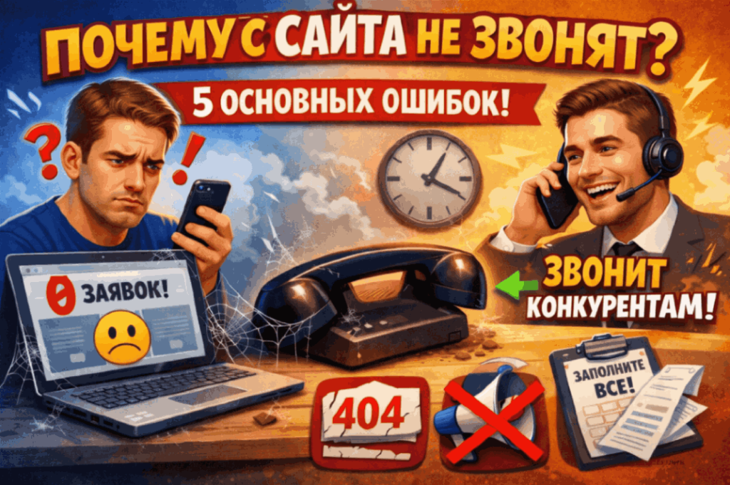 Почему с сайта не звонят: 12 настоящих причин и как это исправить