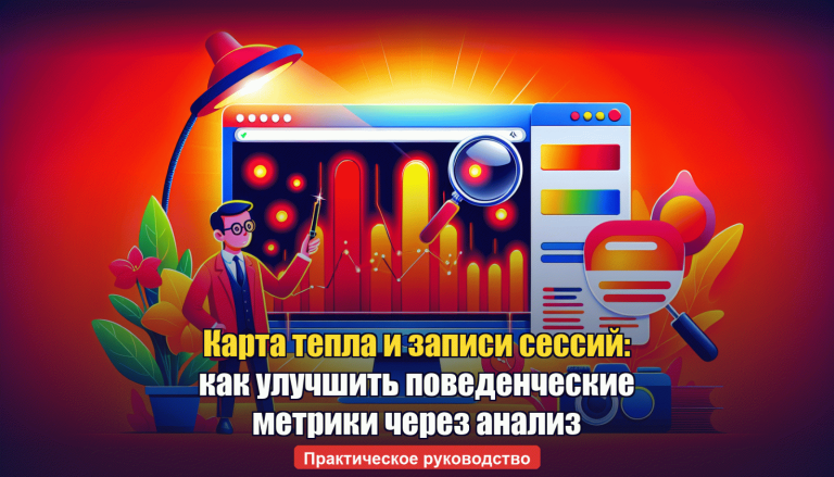 Карта тепла и записи сессий: как улучшить поведенческие метрики через анализ поведения