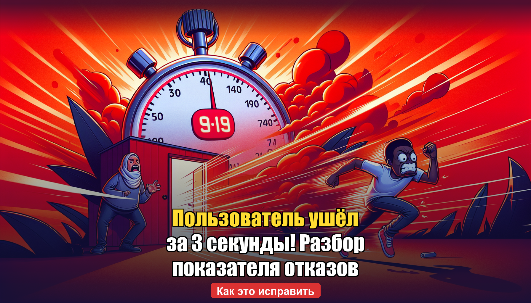Пользователь ушёл за 3 секунды: разбор показателя отказов и как его снизить