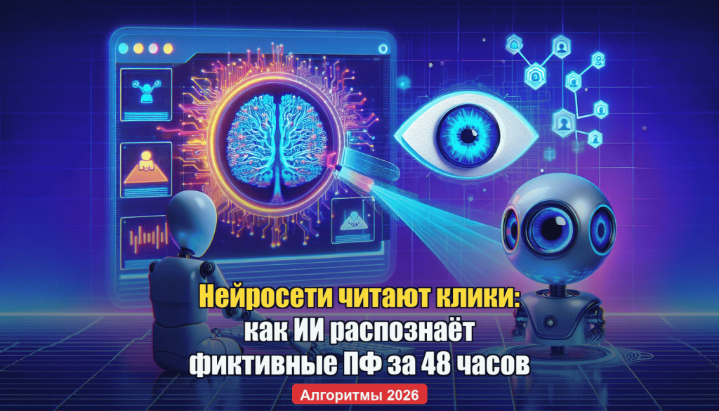 Нейросети читают клики: как ИИ-алгоритмы 2026 года распознают фиктивные ПФ за 48 часов