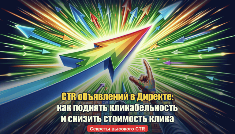 CTR объявлений в Яндекс Директе: как поднять кликабельность и снизить стоимость клика