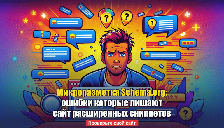 Микроразметка Schema.org для Яндекса: ошибки внедрения, которые лишают сайт расширенных сниппетов