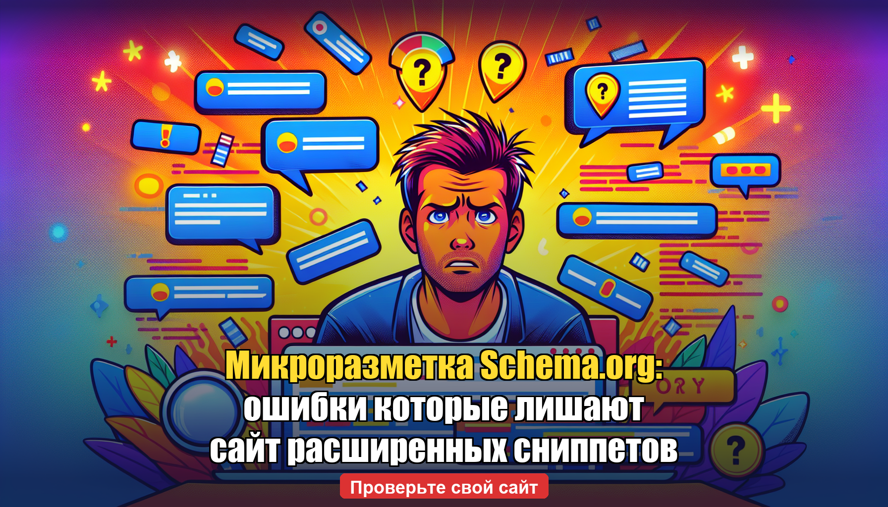 Микроразметка Schema.org для Яндекса — ошибки внедрения и потеря сниппетов