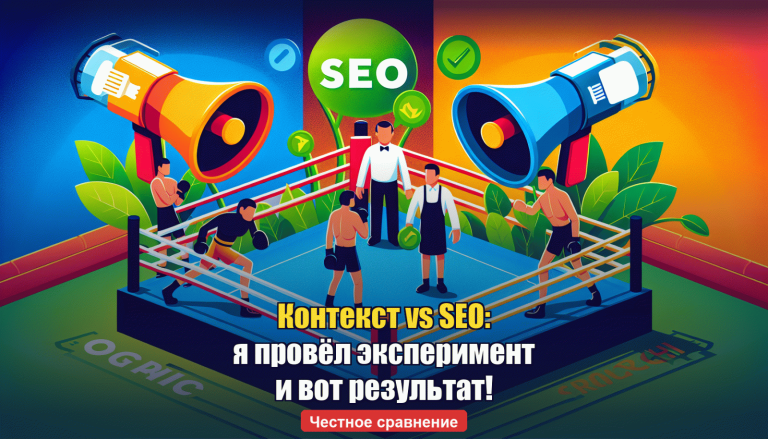 Контекст vs SEO: я провёл эксперимент и вот результат