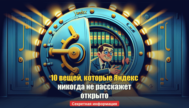 10 вещей, которые Яндекс никогда не расскажет открыто