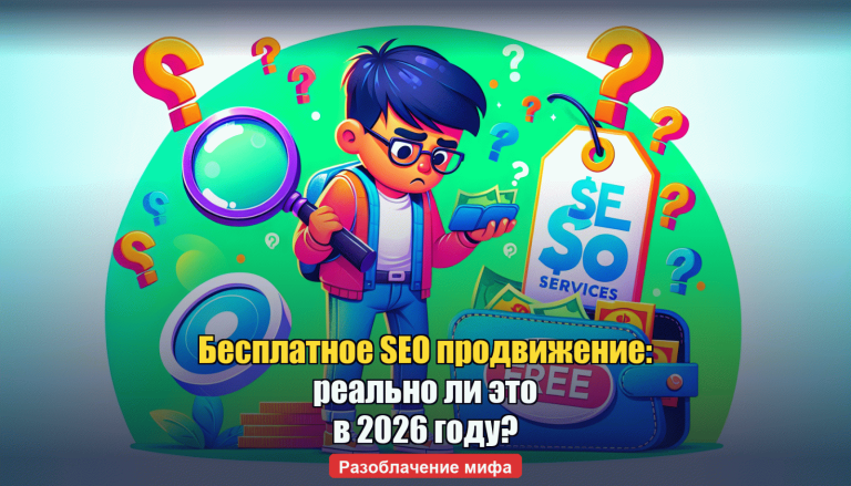 Бесплатное SEO продвижение — реально ли это в 2026 году