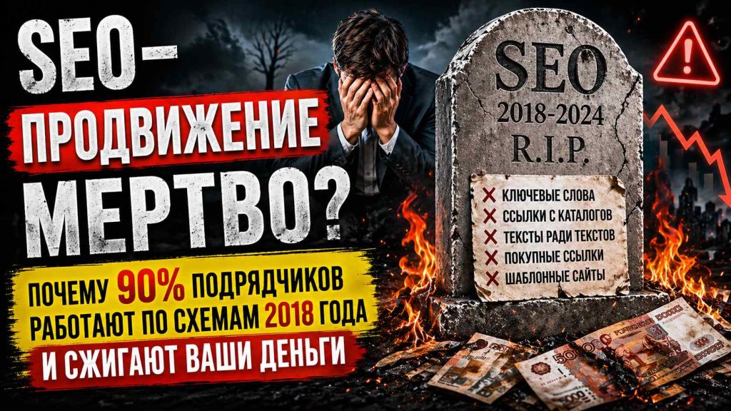 SEO мертво? Почему 90% подрядчиков сжигают ваш бюджет в 2026
