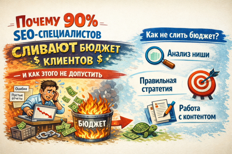 Почему 90% SEO-специалистов сливают бюджет клиентов — и как этого не допустить