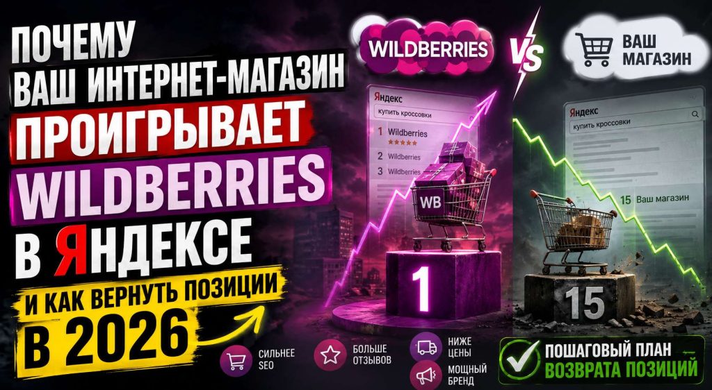 Почему ваш интернет-магазин проигрывает Wildberries в Яндексе и как вернуть позиции в 2026 году