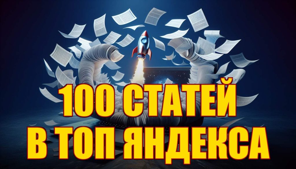 100 статей, которые выводят сайт в ТОП — шаблон для любой ниши