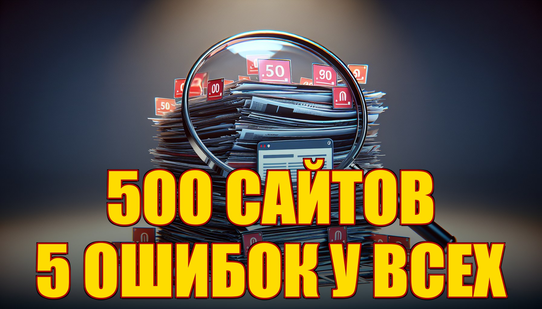 Я провёл аудит 500 сайтов — вот 5 ошибок, которые есть у каждого