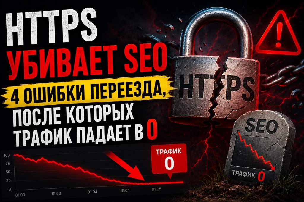 HTTPS, который убивает SEO: 4 ошибки переезда, после которых трафик падает в 0