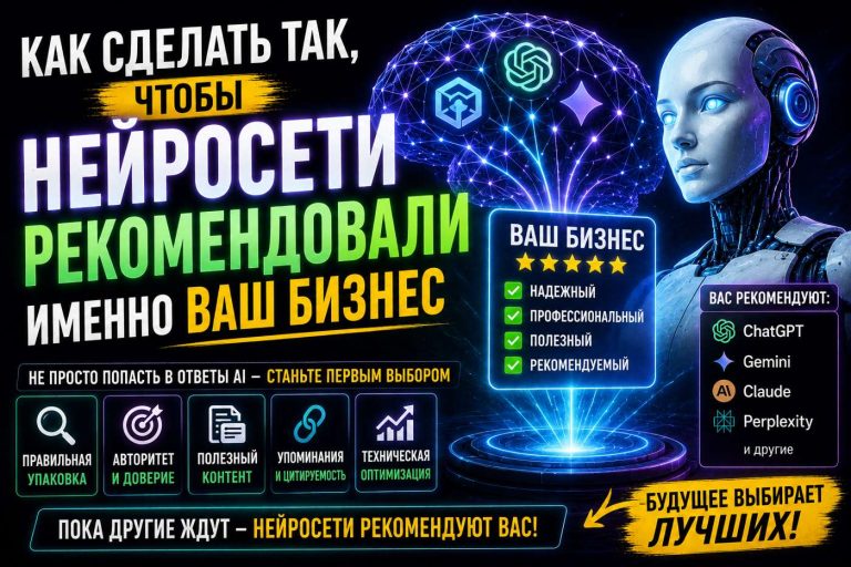 Как сделать так, чтобы нейросети рекомендовали именно ваш бизнес
