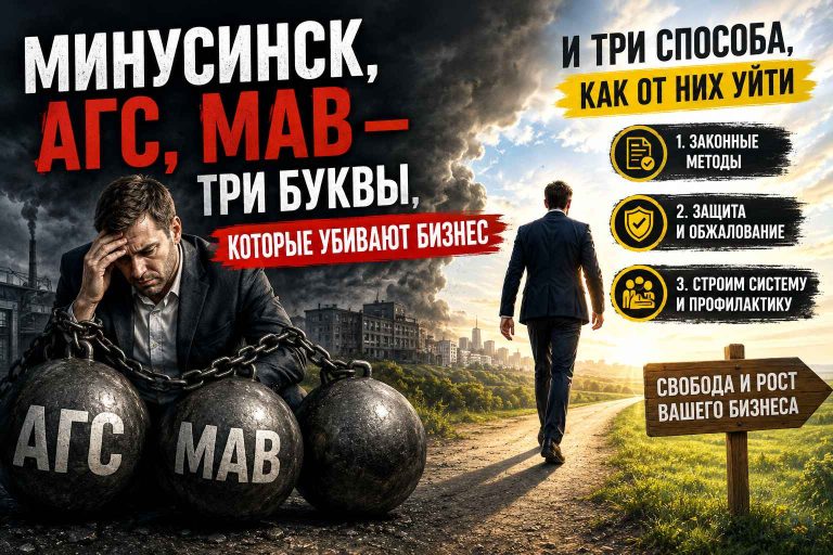 Минусинск, АГС, МАВ — три буквы, которые убивают бизнес. И три способа, как от них уйти