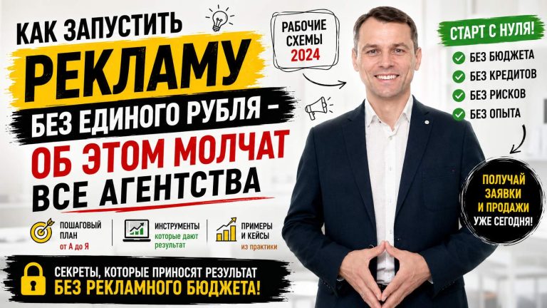 Как запустить рекламу без единого рубля – об этом молчат все агентства