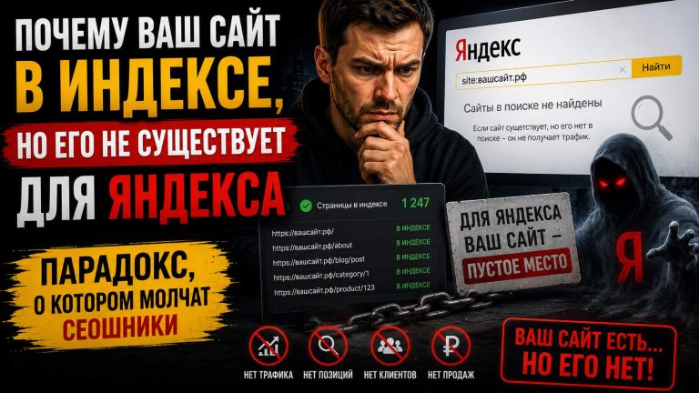 Почему ваш сайт в индексе, но его не существует для Яндекса — парадокс, о котором молчат сеошники