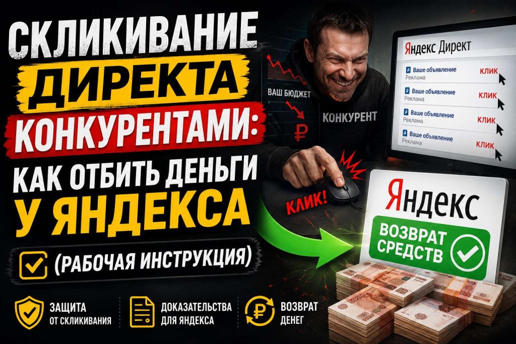 Скликивание Директа: как отбить деньги у Яндекса (рабочая инструкция)