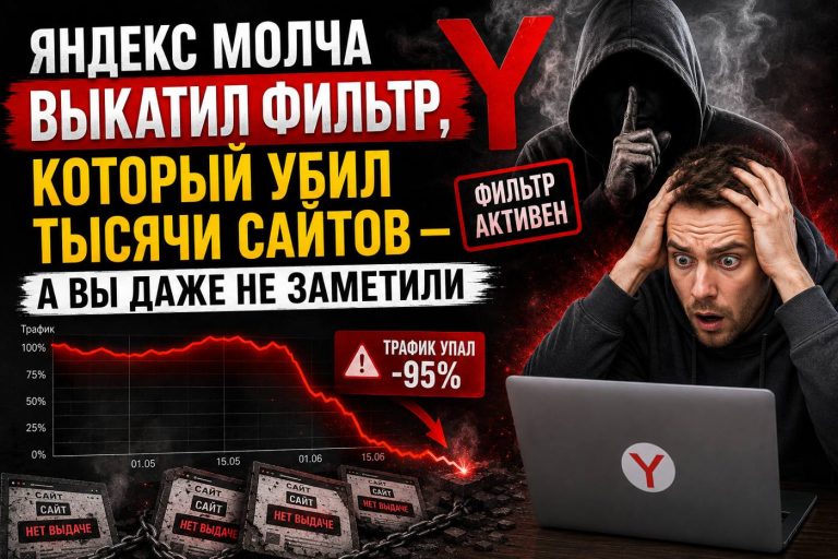 Яндекс молча выкатил фильтр, который убил тысячи сайтов — а вы даже не заметили