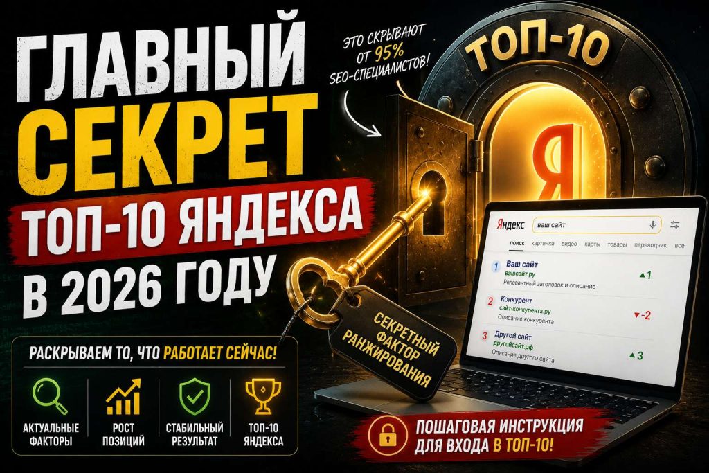 Главный секрет ТОП-10 Яндекса в 2026 году