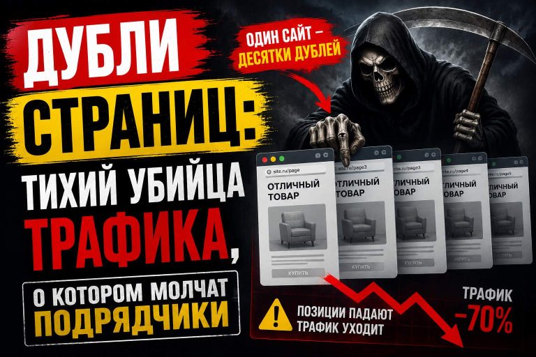Дубли страниц: тихий убийца трафика, о котором молчат подрядчики