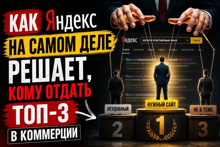 Как Яндекс на самом деле решает, кому отдать топ-3 в коммерции