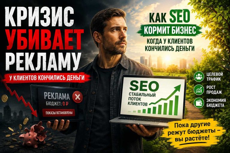 Кризис убивает рекламу: как SEO кормит бизнес, когда у клиентов кончились деньги