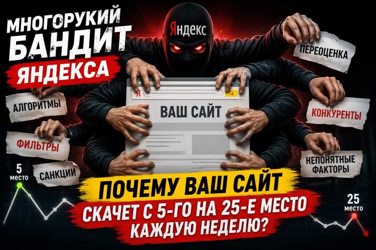 Многорукий бандит Яндекса: почему ваш сайт скачет с 5-го на 25-е место каждую неделю