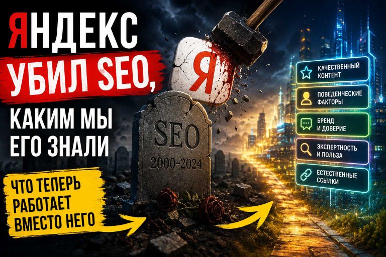 Яндекс убил SEO, каким мы его знали. Что теперь работает вместо него