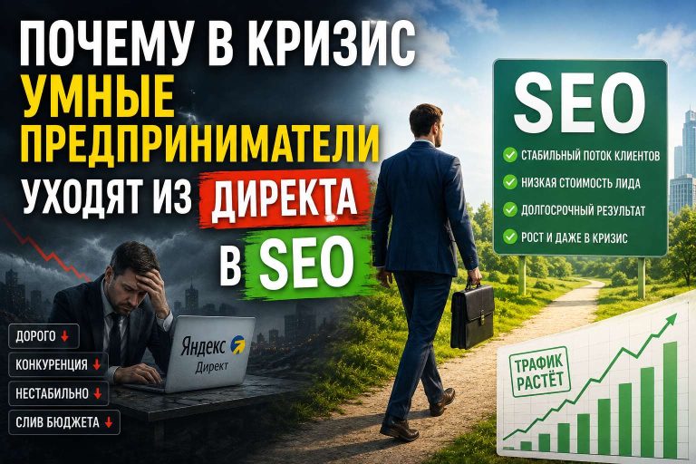 Почему в кризис умные предприниматели уходят из Директа в SEO