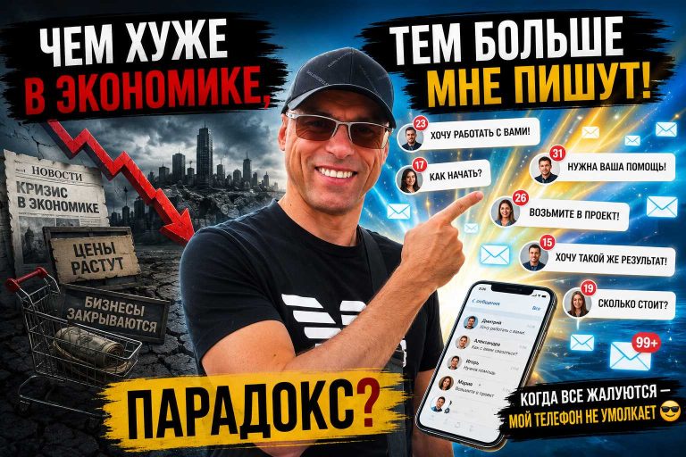Чем хуже в экономике, тем больше мне пишут. Парадокс?