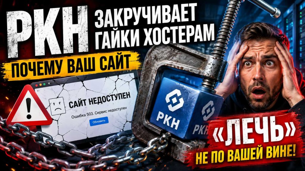 РКН закручивает гайки хостерам: почему ваш сайт может «лечь» не по вашей вине