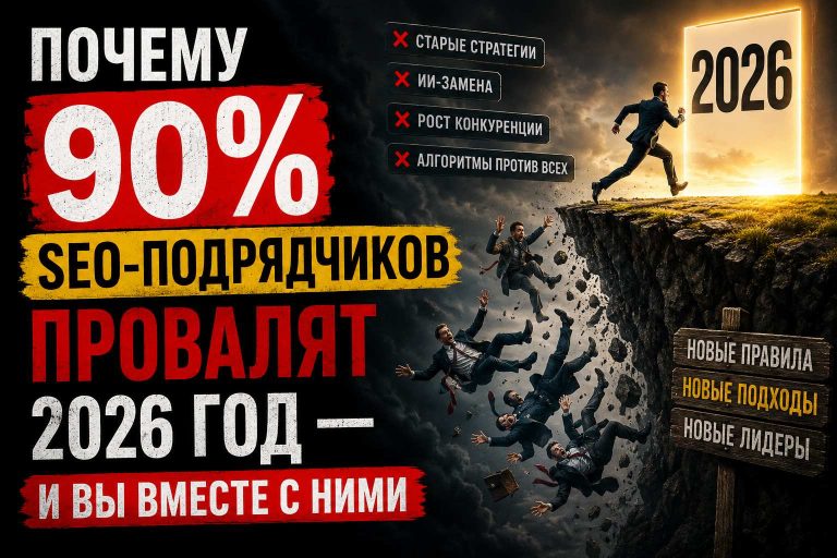 Почему 90% SEO-подрядчиков провалят 2026 год — и вы вместе с ними