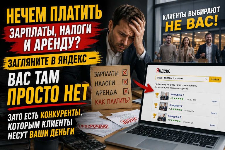 Нечем платить зарплаты, налоги и аренду? Загляните в Яндекс — вас там просто нет