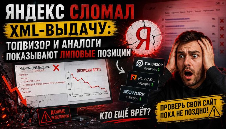 Яндекс сломал XML-выдачу: Топвизор и аналоги показывают липовые позиции