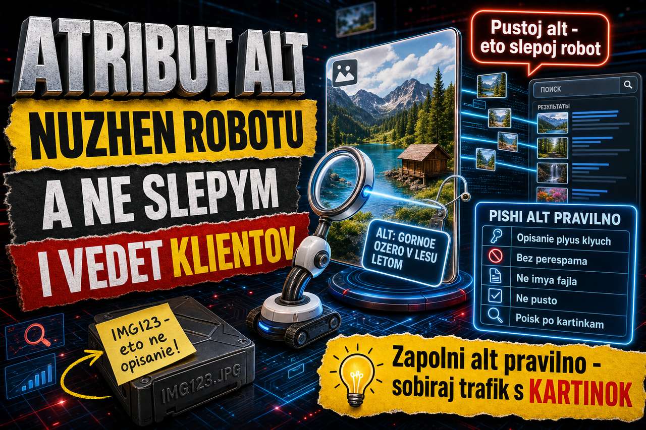 Alt у картинки нужен не слепым, а роботу: как подписи приводят клиентов