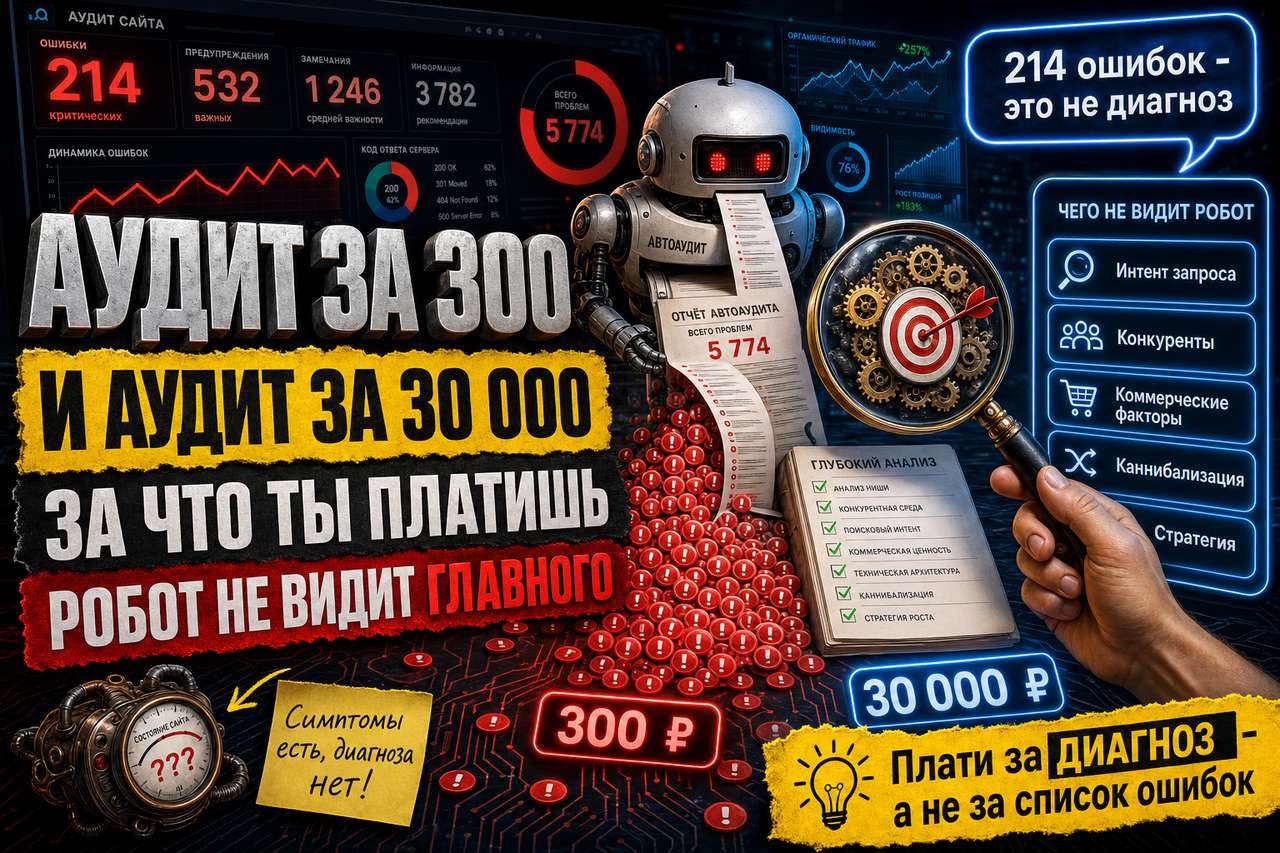 Аудит за 300 рублей и аудит за 30 000: за что вы реально платите