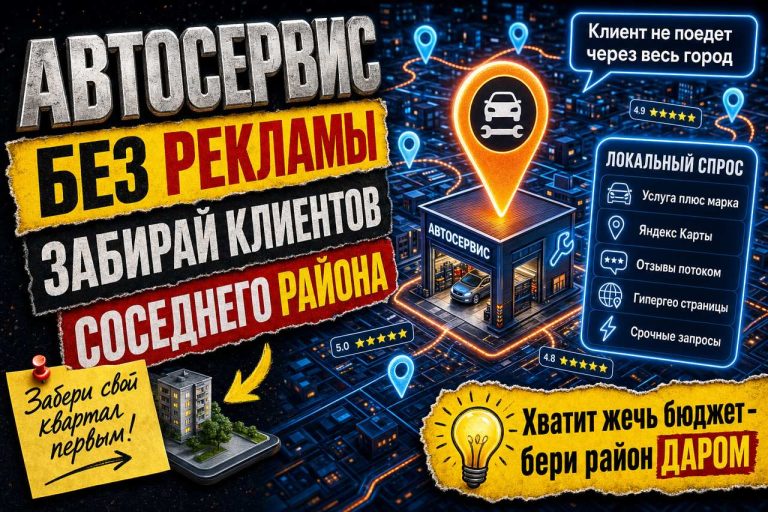 Автосервис без рекламного бюджета: как забрать клиентов у соседей по району