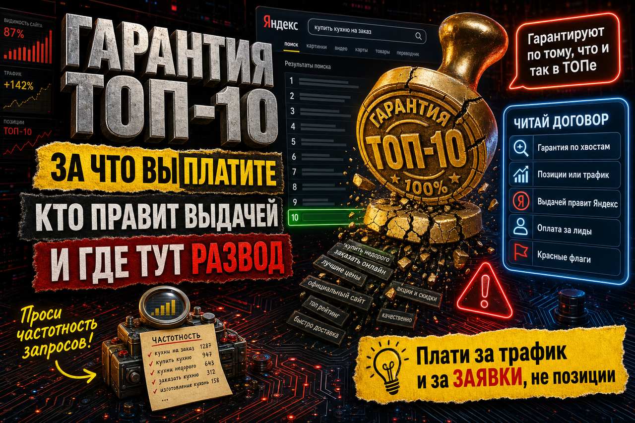 Гарантия позиций в SEO: за что вы платите на самом деле, когда её обещают