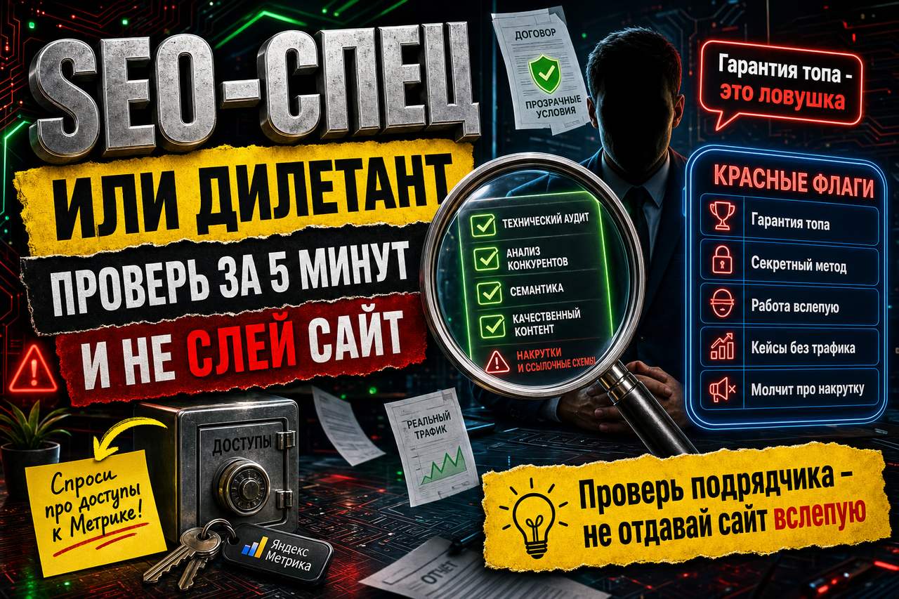 Как за пять минут проверить SEO-специалиста и не отдать сайт дилетанту