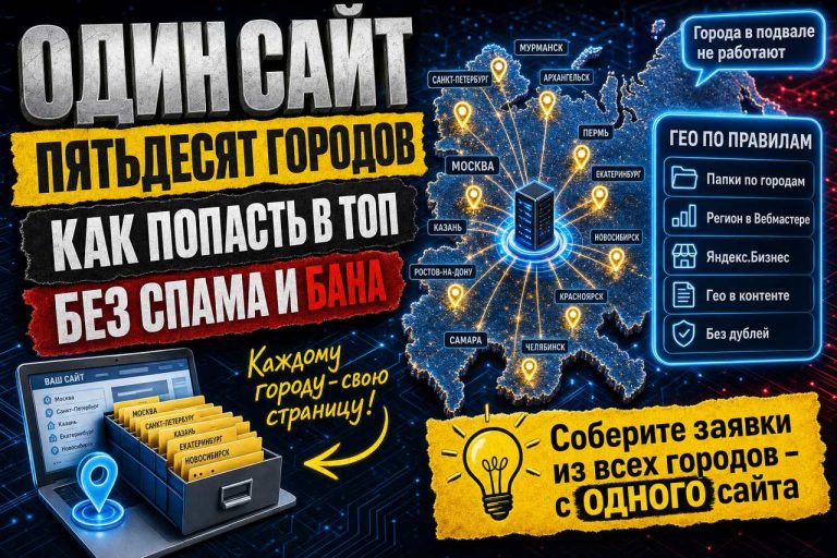 Мультирегиональность: как один сайт законно попадает в топ пятидесяти городов