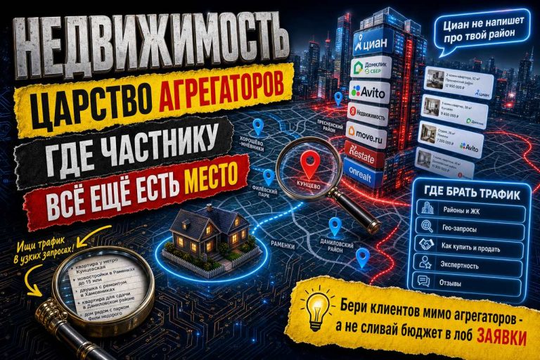 Недвижимость и риелторы: ниша агрегаторов, где частнику всё ещё есть место