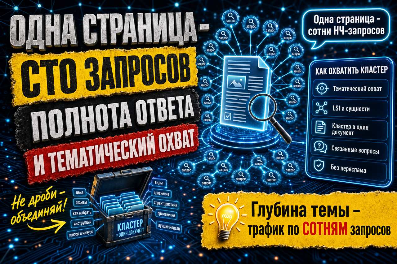 Одна страница закрывает сто запросов: что такое полнота ответа и тематический охват