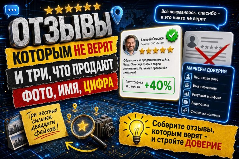 Отзывы на сайте, которым никто не верит, и три, которые реально продают
